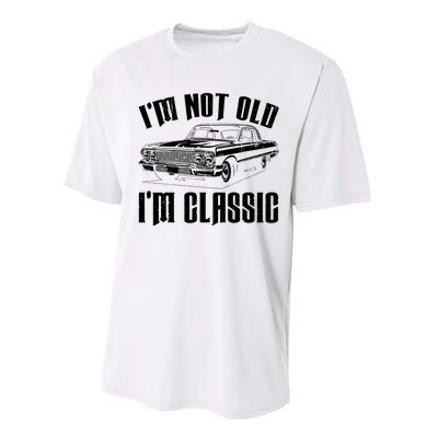 I'm Not Old I'm Classic Funny Car Quote Retro Vintage Car Performance Sprint T-Shirt