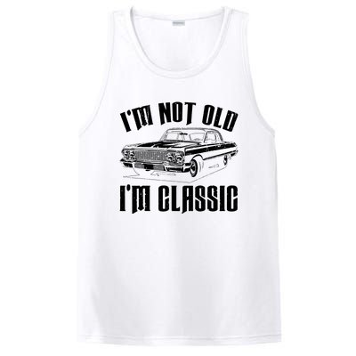 I'm Not Old I'm Classic Funny Car Quote Retro Vintage Car PosiCharge Competitor Tank