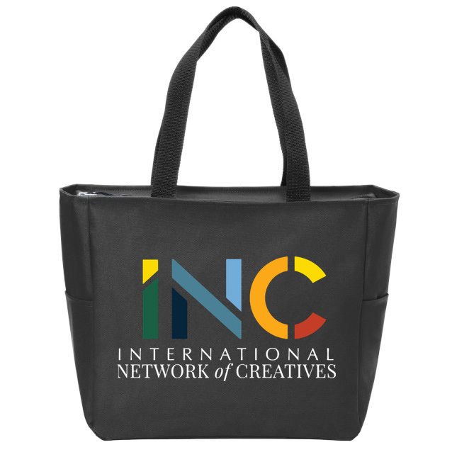International Network Of Creatives Premium Zip Tote Bag