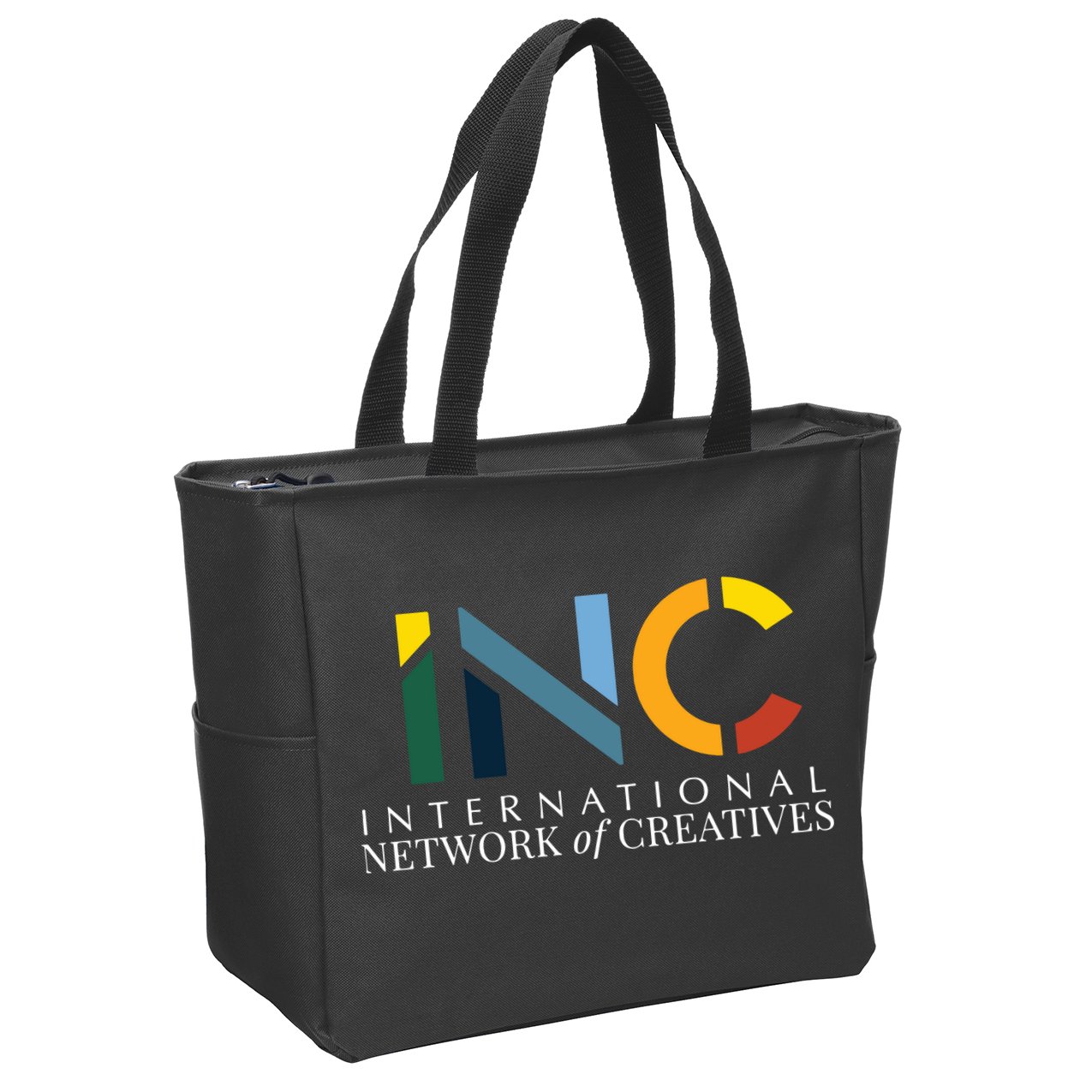 International Network Of Creatives Premium Zip Tote Bag