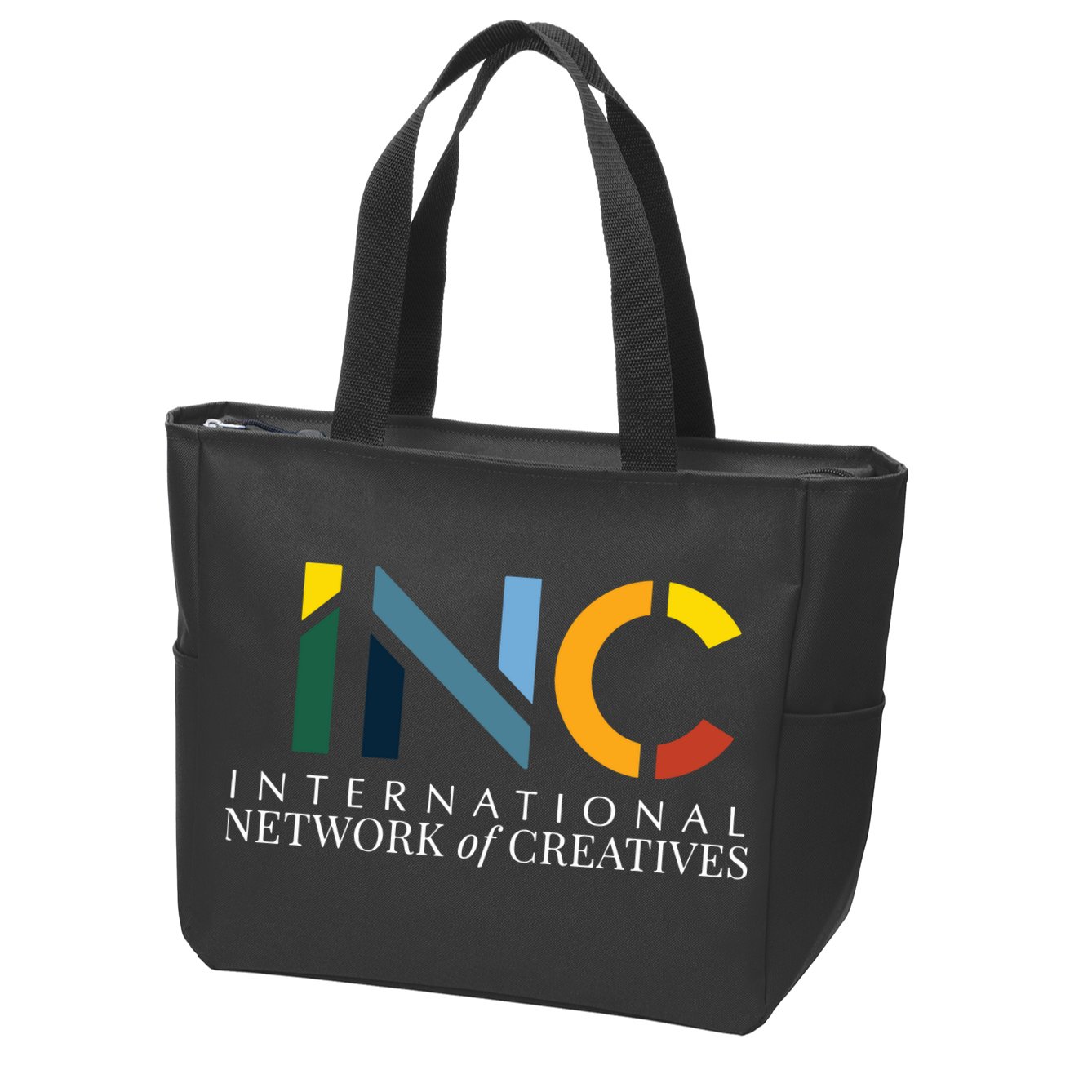 International Network Of Creatives Premium Zip Tote Bag
