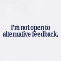 IM Not Open To Alternative Feedback Button