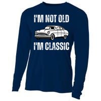 I'm Not Old I'm Classic Funny Grandpa Car Birthday Cooling Performance Long Sleeve Crew