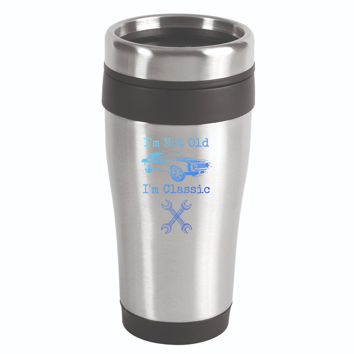 Im Not Old Im Classic Cool Car Graphic Retired Dad Grandpa Cool Gift 16oz Travel Tumbler