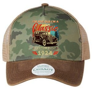 100th Birthday Im Not Old Im A Classic 1924 Custom Built Legacy Tie Dye Trucker Hat