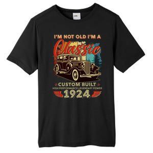 100th Birthday Im Not Old Im A Classic 1924 Custom Built Tall Fusion ChromaSoft Performance T-Shirt