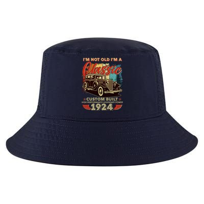 100th Birthday Im Not Old Im A Classic 1924 Custom Built Cool Comfort Performance Bucket Hat