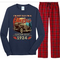 100th Birthday Im Not Old Im A Classic 1924 Custom Built Long Sleeve Pajama Set