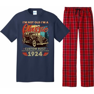 100th Birthday Im Not Old Im A Classic 1924 Custom Built Pajama Set