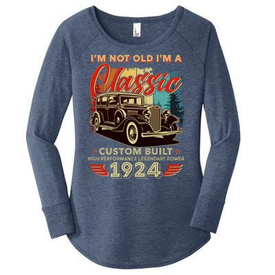 100th Birthday Im Not Old Im A Classic 1924 Custom Built Women's Perfect Tri Tunic Long Sleeve Shirt