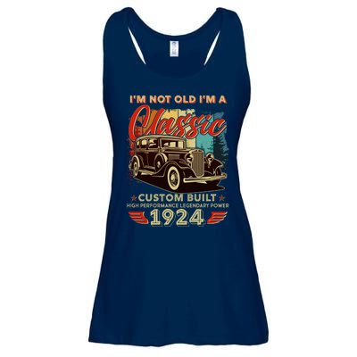 100th Birthday Im Not Old Im A Classic 1924 Custom Built Ladies Essential Flowy Tank