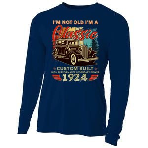 100th Birthday Im Not Old Im A Classic 1924 Custom Built Cooling Performance Long Sleeve Crew