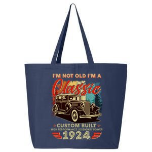 100th Birthday Im Not Old Im A Classic 1924 Custom Built 25L Jumbo Tote