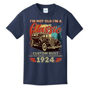 100th Birthday Im Not Old Im A Classic 1924 Custom Built Kids T-Shirt