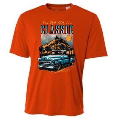 IM Not Old IM Classic Vintage Distressed Pickup Truck Cooling Performance Crew T-Shirt