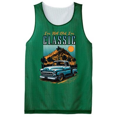 IM Not Old IM Classic Vintage Distressed Pickup Truck Mesh Reversible Basketball Jersey Tank