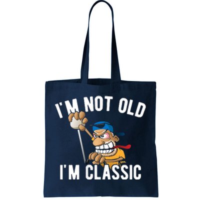 Im Not Old Im Classic Hotrod Muscle Car Cartoon Design Tote Bag