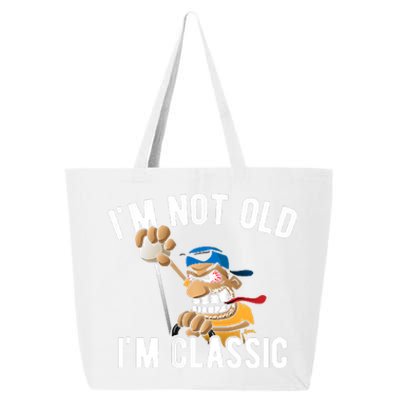 Im Not Old Im Classic Hotrod Muscle Car Cartoon Design 25L Jumbo Tote