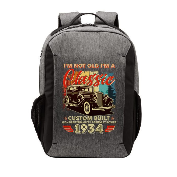 90th Birthday Im Not Old Im A Classic 1934 Custom Built Vector Backpack