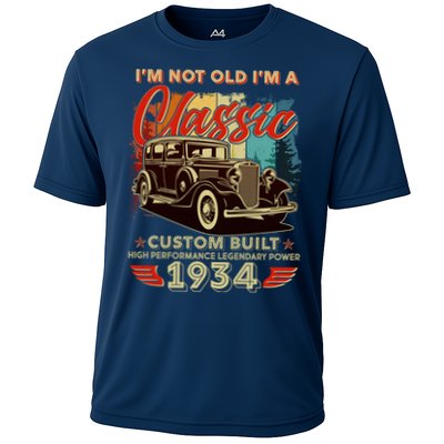 90th Birthday Im Not Old Im A Classic 1934 Custom Built Cooling Performance Crew T-Shirt