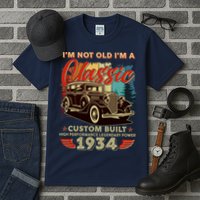 90th Birthday Im Not Old Im A Classic 1934 Custom Built Tall T-Shirt