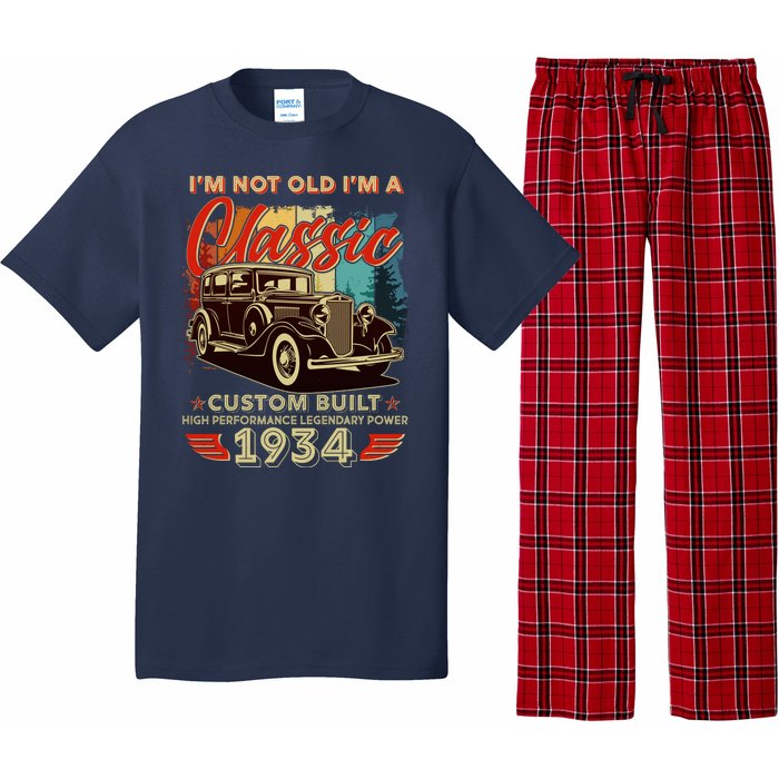 90th Birthday Im Not Old Im A Classic 1934 Custom Built Pajama Set