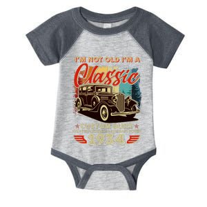 90th Birthday Im Not Old Im A Classic 1934 Custom Built Infant Baby Jersey Bodysuit