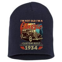 90th Birthday Im Not Old Im A Classic 1934 Custom Built Short Acrylic Beanie