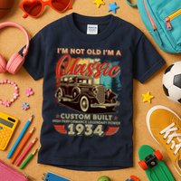 90th Birthday Im Not Old Im A Classic 1934 Custom Built Kids T-Shirt