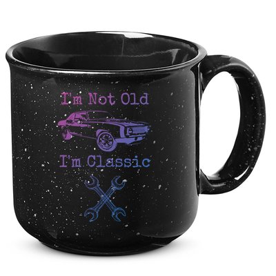 Im Not Old Im Classic Cool Car Graphic Retired Dad Grandpa Cool Gift 15oz Campfire Ceramic Mug