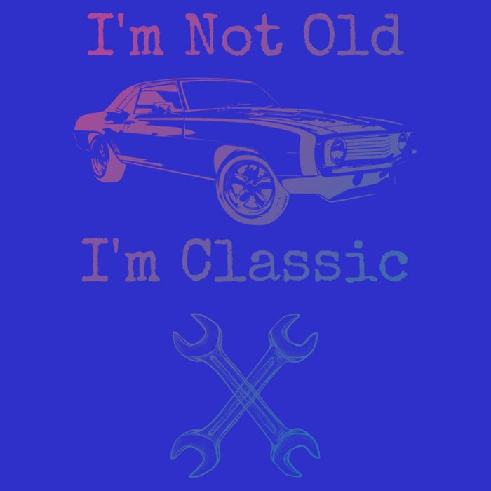 Im Not Old Im Classic Cool Car Graphic Retired Dad Grandpa Cool Gift 16 in Basic Backpack