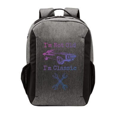Im Not Old Im Classic Cool Car Graphic Retired Dad Grandpa Cool Gift Vector Backpack