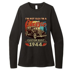 80th Birthday Im Not Old Im A Classic 1944 Custom Built Womens CVC Long Sleeve Shirt