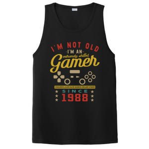 IM Not Old IM A Skilled Gamer 1988 Videogame Gaming Gift PosiCharge Competitor Tank