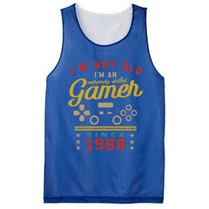 IM Not Old IM A Skilled Gamer 1988 Videogame Gaming Gift Mesh Reversible Basketball Jersey Tank