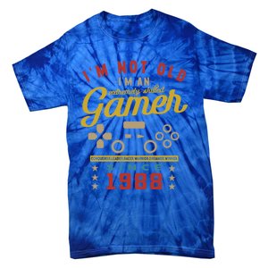 IM Not Old IM A Skilled Gamer 1988 Videogame Gaming Gift Tie-Dye T-Shirt