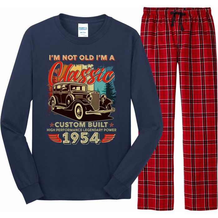 70th Birthday Im Not Old Im A Classic 1954 Custom Built Long Sleeve Pajama Set