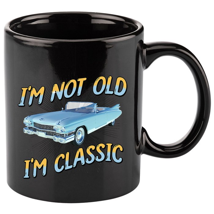 IM Not Old IM Classic 11oz C Handle Ceramic Mug