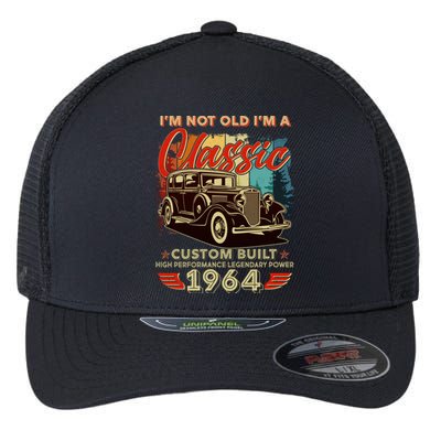 60th Birthday Im Not Old Im A Classic 1964 Custom Built Flexfit Unipanel Trucker Cap