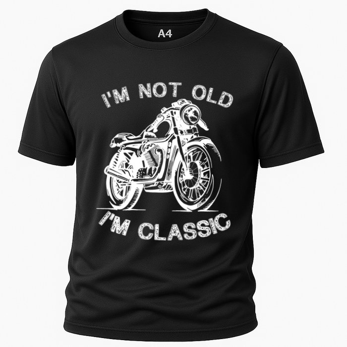 IM Not Old IM Classic Funny Motorcycle Graphic Cooling Performance Crew T-Shirt