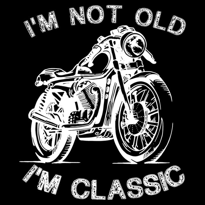 IM Not Old IM Classic Funny Motorcycle Graphic Cooling Performance Crew T-Shirt