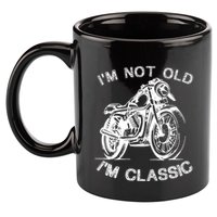 IM Not Old IM Classic Funny Motorcycle Graphic 11oz C Handle Ceramic Mug