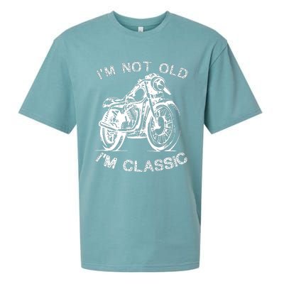 IM Not Old IM Classic Funny Motorcycle Graphic Sueded Cloud Jersey T-Shirt