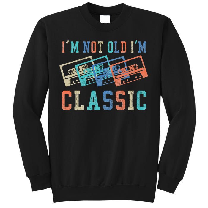 I'm Not Old Im Classic Grandpa Dad Birthday Gifts Rock Music Sweatshirt