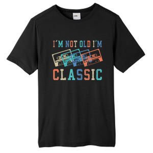 I'm Not Old Im Classic Grandpa Dad Birthday Gifts Rock Music Tall Fusion ChromaSoft Performance T-Shirt