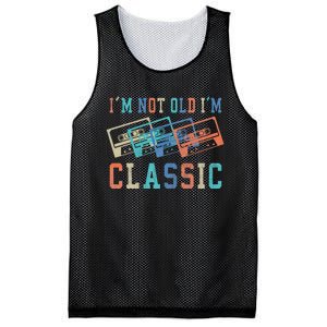 I'm Not Old Im Classic Grandpa Dad Birthday Gifts Rock Music Mesh Reversible Basketball Jersey Tank