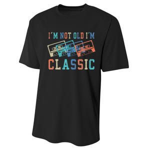 I'm Not Old Im Classic Grandpa Dad Birthday Gifts Rock Music Performance Sprint T-Shirt