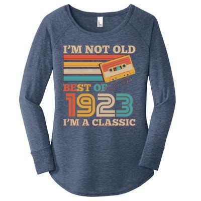 I'm Not Old Best Of 1923 I'm A Classic 100th Birthday Women's Perfect Tri Tunic Long Sleeve Shirt