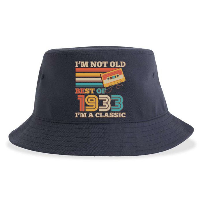 I'm Not Old Best Of 1933 I'm A Classic 90th Birthday Sustainable Bucket Hat