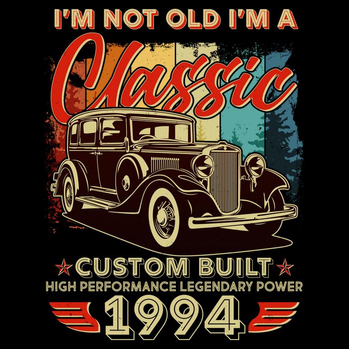 30th Birthday Im Not Old Im A Classic 1994 Custom Built Backpack